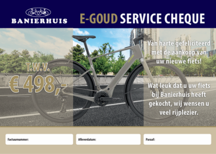Service Cheque E-GOUD